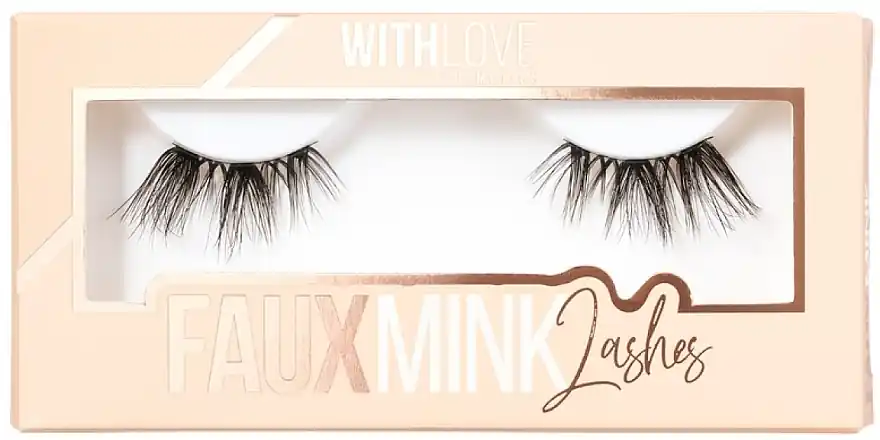 With Love Cosmetics Faux Mink Half Measurers Half Lash - Makeup