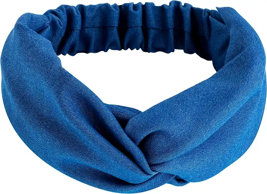 Denim Twist Headband, blue - Accessories