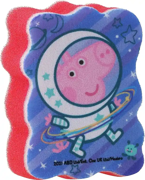 Kids Body Wash Sponge 'Peppa Pig', red - Accessories