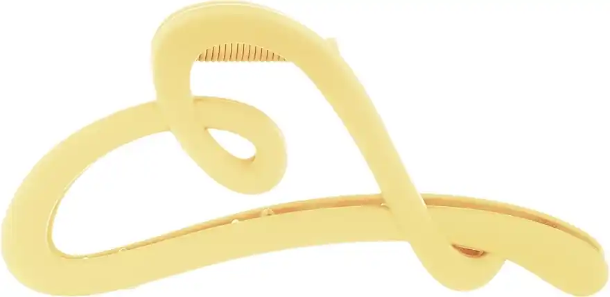 Hair clamp, 279628+1, light yellow - Accessories