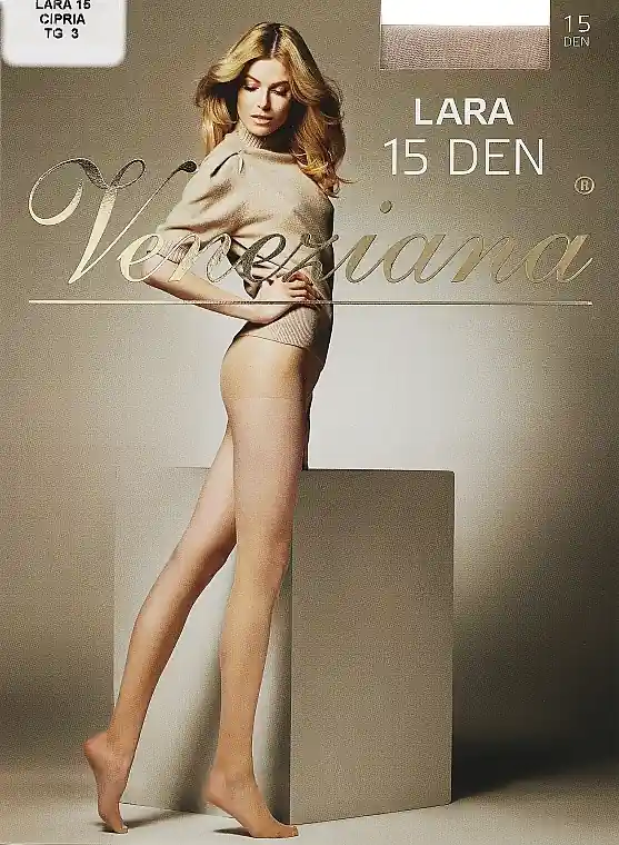 Women's Tights "Lara", 15 Den, Cipria - Clothes