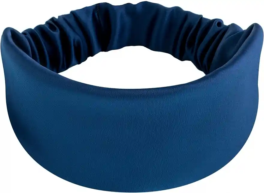Satin Classic Headband, dark blue - Accessories
