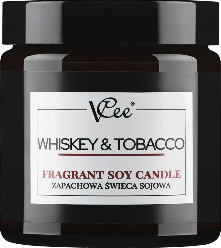 Whiskey & Tobacco Soy Candle - Bath and Body