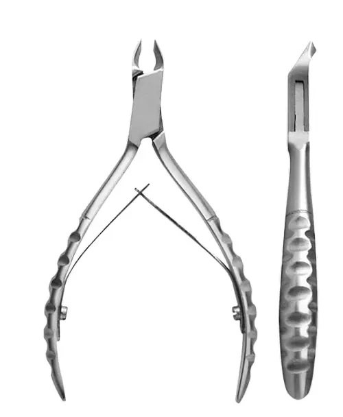 Cuticle Nippers, Stainless Steel, Double Spring-Blade, 3 mm