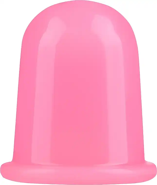 Vacuum Massage Cup, large, pink - Accessories