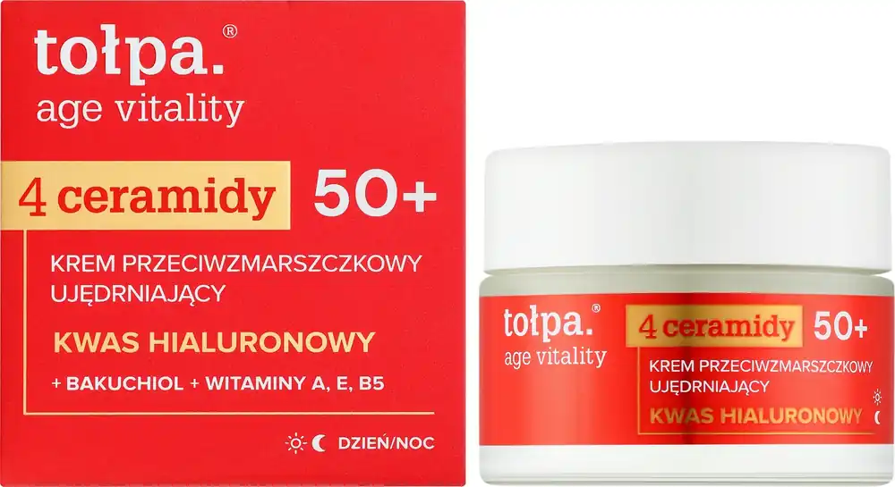 Anti-wrinkle face cream 50+ with ceramides