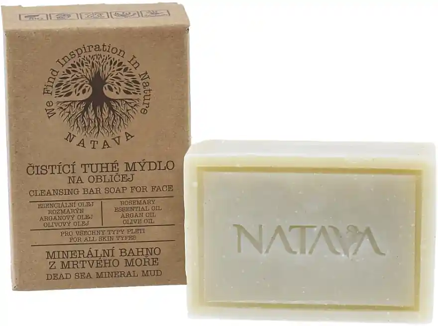 Solid Face Cleansing Soap 'Mineral Dead Sea Mud' - Bath and Body