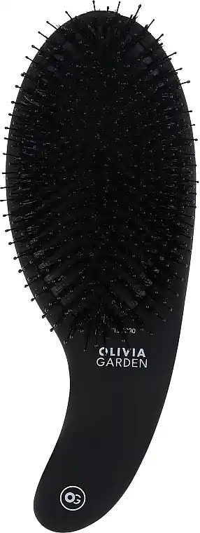 Massage Hair Brush, combined bristles, black - Accessories