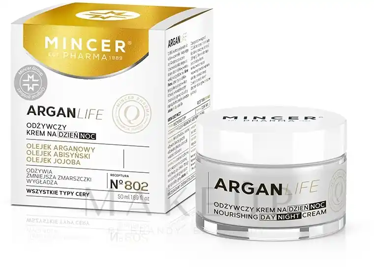 Nourishing Anti-Wrinkle Day & Night Face Cream for All Skin Types with Argan, Abyssinian & Jojoba Oil