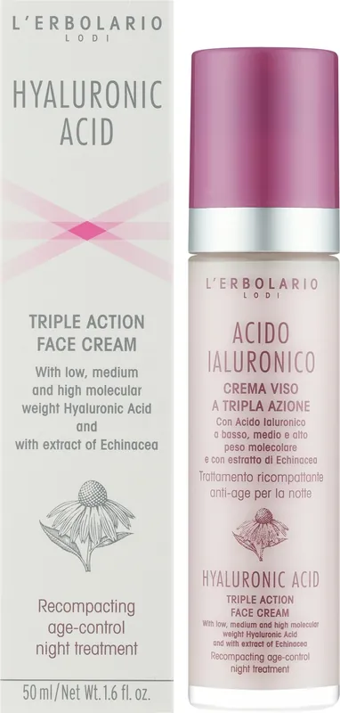 Night Face Cream with Hyaluronic Acid - Skin Care Products