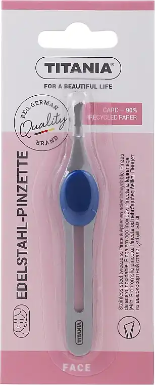 Angled Tweezer with Plastic Holder - Accessories