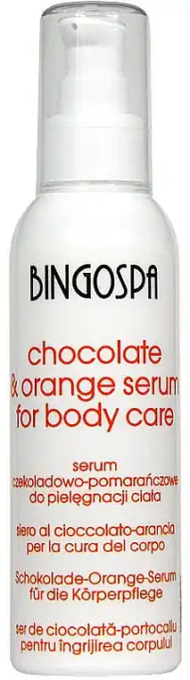 Chocolate Body Serum, orange - Bath and Body