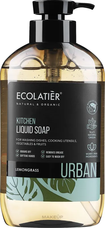 Kitchen Liquid Soap "Lemongrass" - Bath and Body