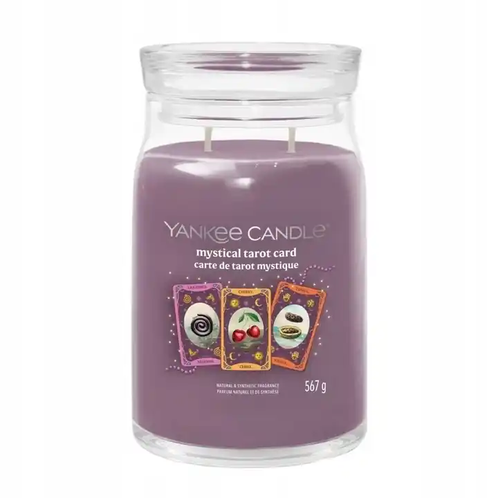 Mystical Tarot Card Scented Candle in Jar, 2 wicks - Bath and Body