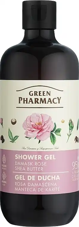 Damask Rose & Shea Butter Shower Gel - Bath and Body