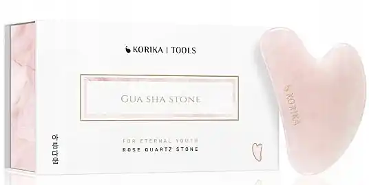 Gua Sha Face Massager & Scraper, rose quartz - Accessories