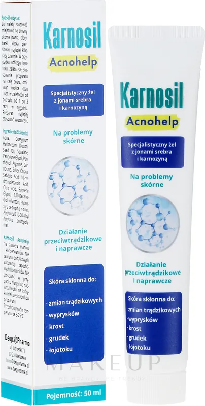 Specialized Gel with Silver Ions & Carnosine - Skin Care Products