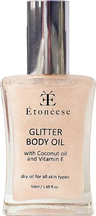 Dry Body Oil with Golden Particles - Bath and Body