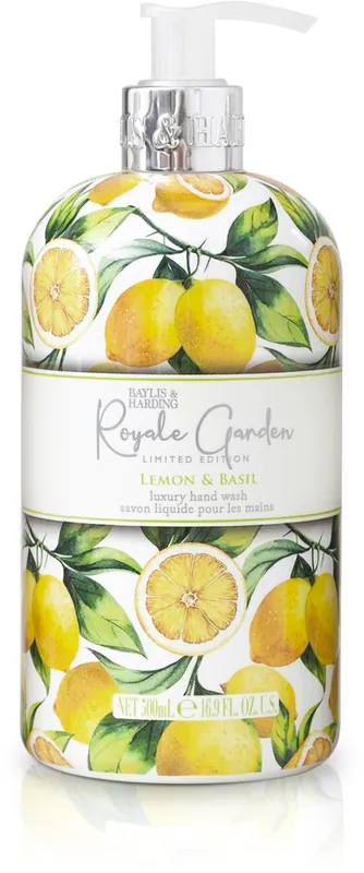 Hand Liquid Soap "Lemon and Basil" - Bath and Body