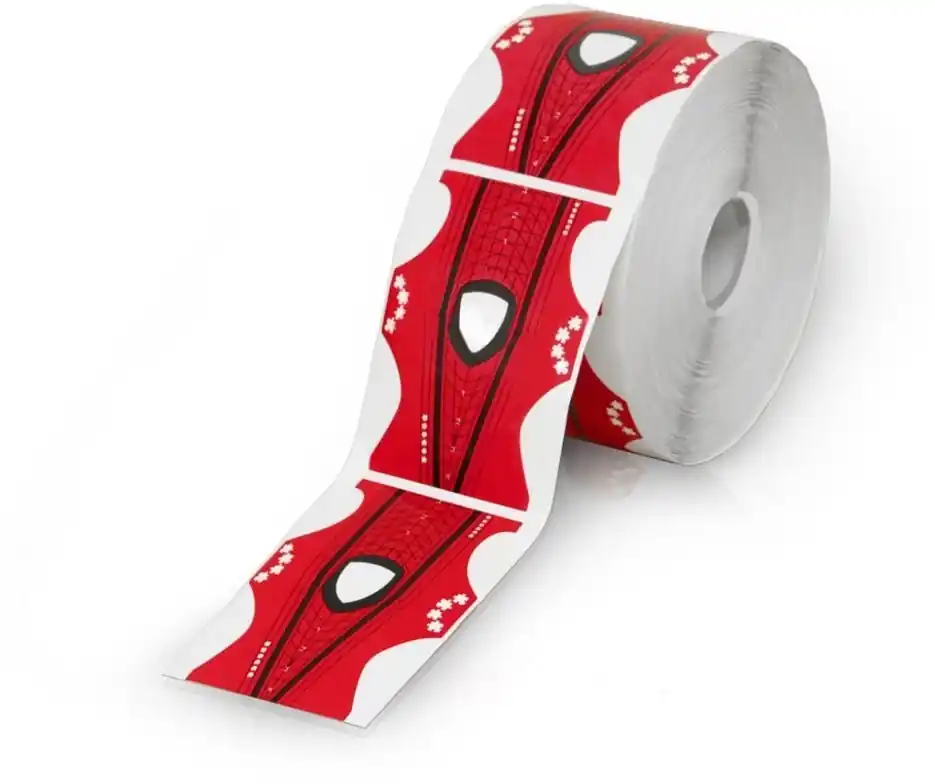 Nail Extension Forms, Red, Double-Sided