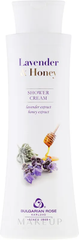 Shower Cream "Lavender and Honey" - Bath and Body