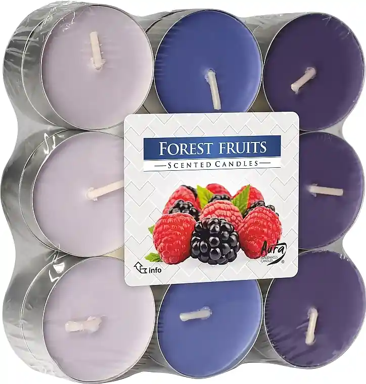 Forest Fruits Tealights, 18 pcs - Bath and Body