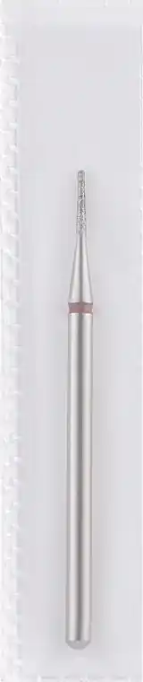 Diamond Nail File Drill Bit, frustum, L-6 mm, 1.0 mm, red