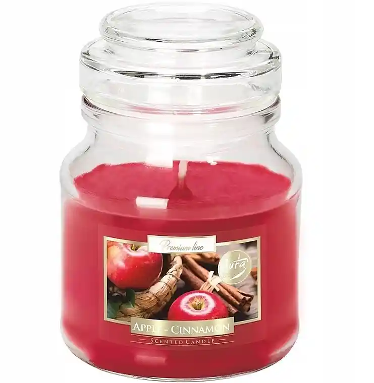 Scented Candle in Jar 'Apple and Cinnamon' - Bath and Body