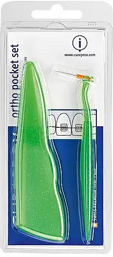 Set "Ortho Pocket Set", green - Bath and Body
