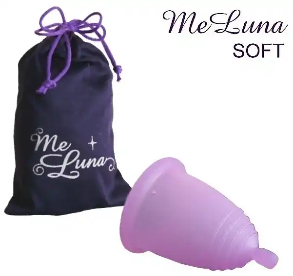 Menstrual Cup with Ball Handle, L-size, pink