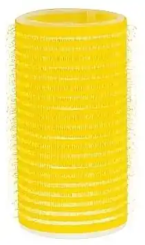Velcro curlers 32 mm, yellow, 12 pcs - Accessories