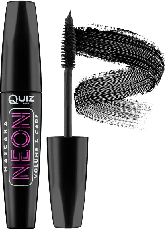 Quiz Cosmetics Neon Volume and Care Mascara - Makeup