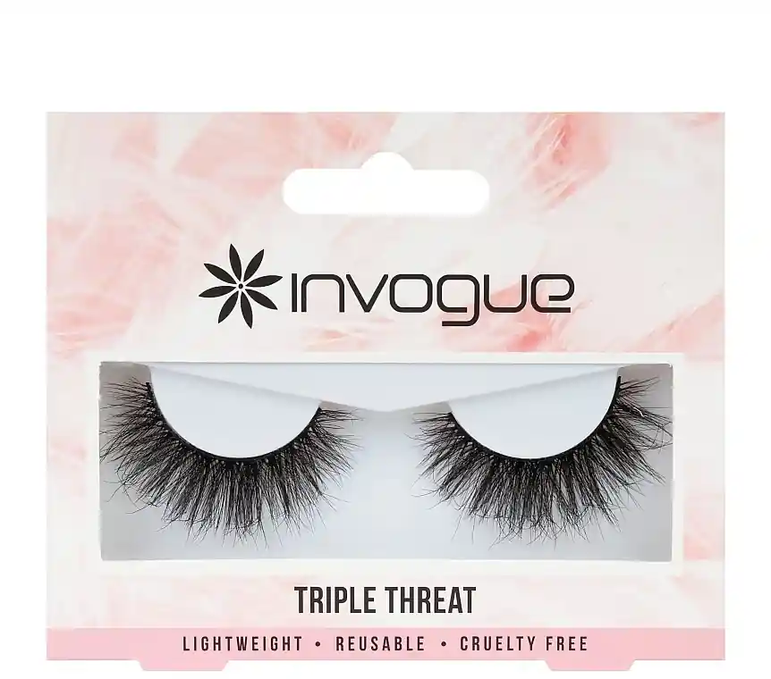 Invogue False Lashes Triple Threat - Makeup