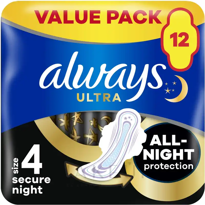 Sanitary Pads, 12pcs - Bath and Body