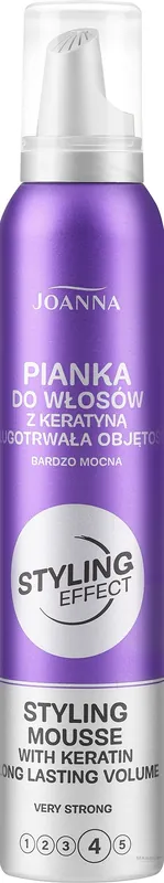 Keratin Strong Hold Hair Mousse