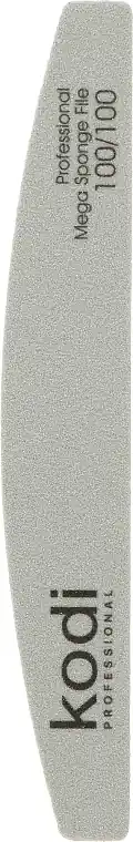 Half Moon Nail Buffer, 100/100, grey - Accessories