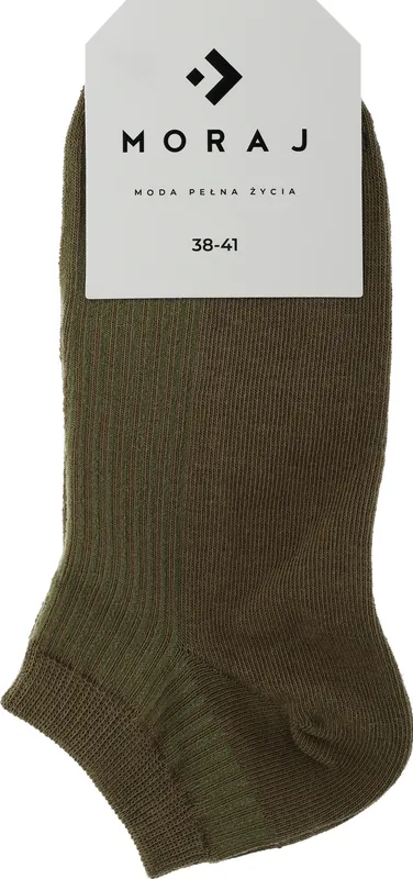 Women's short socks, CSD240-157, khaki