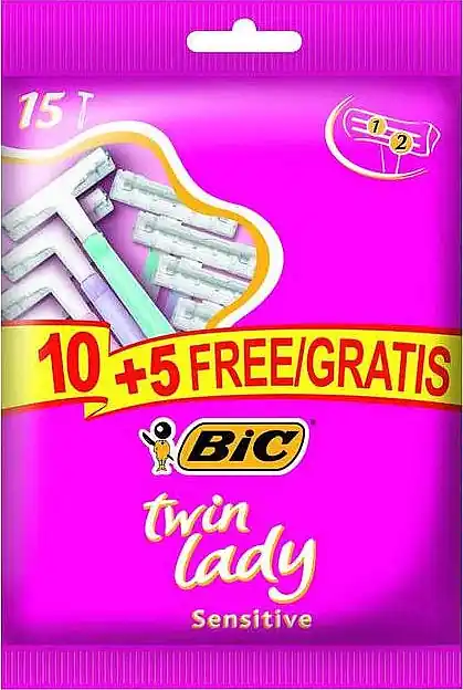 Twin Lady Women Razor, 15 pcs - Bath and Body