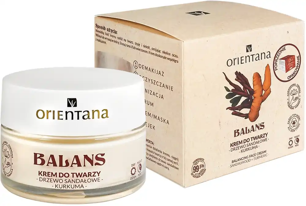 Face Cream "Sandalwood and Turmeric" - Skin Care Products