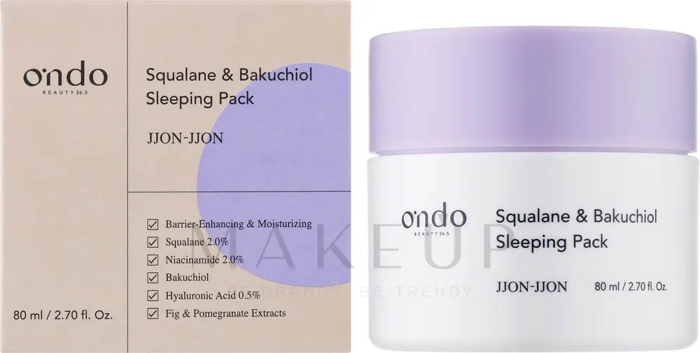 Night Face Mask with Bakuchiol & Squalane - Skin Care Products