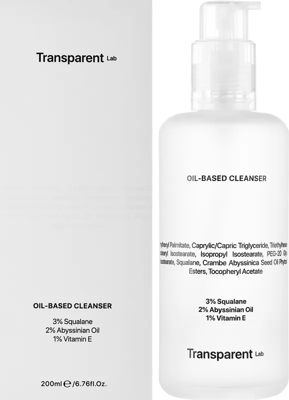 Transparent Lab Oil Based Cleanser - Makeup