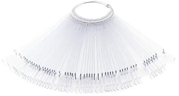 Clear Nail Swatch Sticks with Ring - Nails