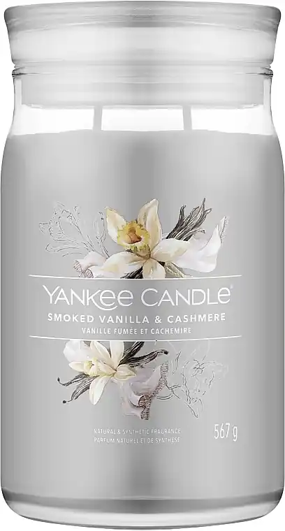 Scented Candle in Jar 'Smoked Vanilla & Cashmere', 2 wicks - Bath and Body
