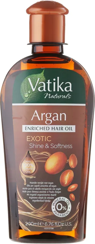 Hair oil with argan oil