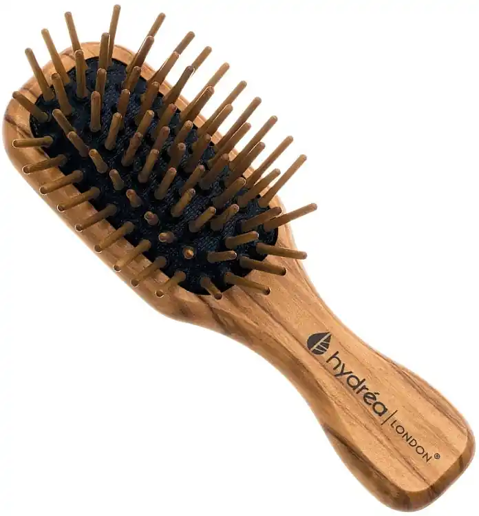 Anti-static Mini Olive Wood Hair Brush