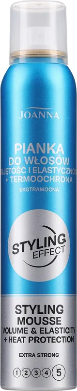 Extra Strong Hold Volume & Elasticity Hair Mousse