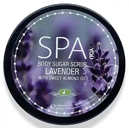 Sugar Body Scrub with Sweet Almond & Lavender Oils - Bath and Body
