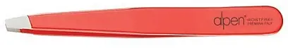 Slanted Tweezers, red, 8456.10TU, 10 cm - Accessories