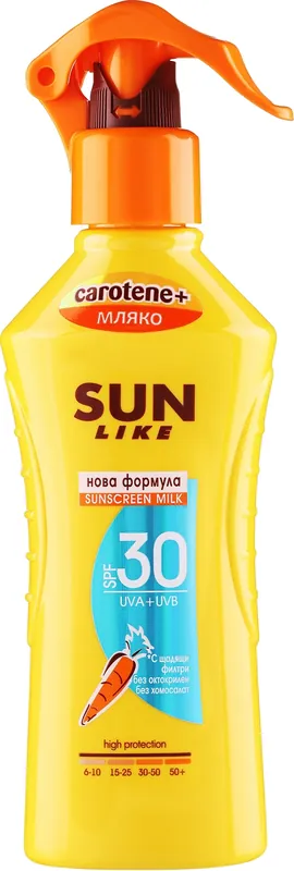 Beta-Carotene & Vitamin E Sunscreen Milk