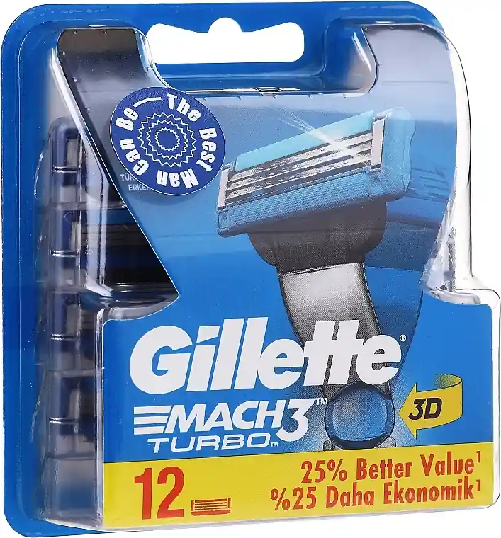 Shaving Razor Rifills, 12 pcs. - Men